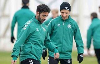 Konyaspor, Beşiktaş maçının hazırlıklarını...