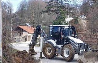 Köylerde alt yapı ve drenaj çalışmaları sürüyor