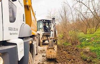 Köylerde kanal çalışmaları devam ediyor