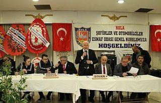 Kula Şoförler Odası’nda Başkan Kırlı güven...