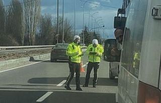 Kütahya’da trafik denetimi