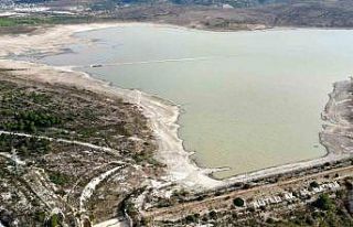 Kutlu Aktaş Barajı’nda su seviyesi geçen yılı...