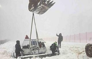 Kuzuyayla Kızak Pisti’ne yürüyen bant geliyor