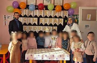 Mahmudiye’de minik öğrenciler için Kur’an-ı...