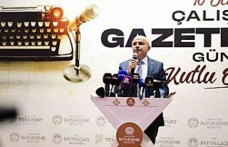 Malatya’da 10 Ocak Çalışan Gazeteciler Günü...