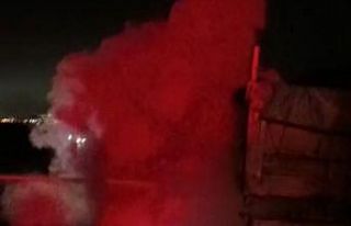 Malatya’da amonyum nitrat yüklü tırda korkutan...