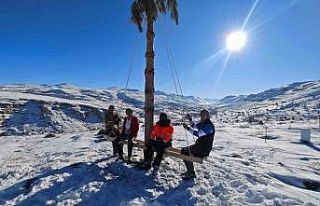 Malatya’da bin 600 rakımda dondurucu soğuklara...
