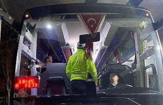 Manisa’da terminallerde otobüslere emniyet kemeri...