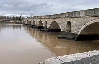 Meriç ve Tunca nehirlerinde su seviyesi yükseldi