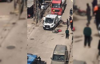 Motosikletle polisten kaçarken kaza yaptı yakalandı,...