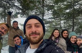 Muğla’da vatandaşlar karın keyfini çıkarttı