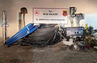 Muş’ta kaçak kazı operasyonu: 2 gözaltı