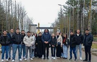 MYO öğrencileri BŞEÜ Merkez Kampüsü gezdi