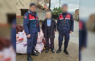 Nazilli’de portakal hırsızı yakalandı