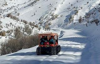 Nemrut Dağı eteklerinde hasta kurtarma operasyonu