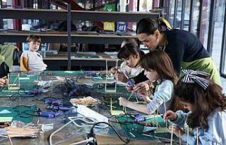 Nilüferli çocukların tatili dolu dolu geçiyor