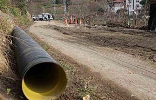 Ordu’da altyapı güçlendirme ve yenileme çalışmaları...
