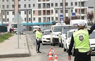 Ordu’da bir haftada 14 binden fazla araç ve sürücüsü...