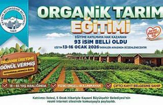 Organik Tarım Temel Eğitim Programı’na katılmaya...