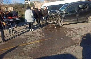 Osmaniye’de 7 kişinin yaralandığı kaza kamerada