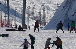 Palandöken’de kayak coşkusu