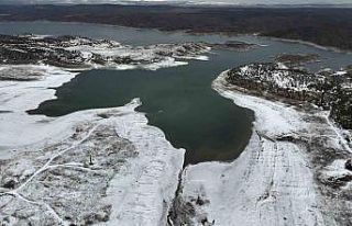 Porsuk Barajı’nda geriye çekilen su tedirgin etti