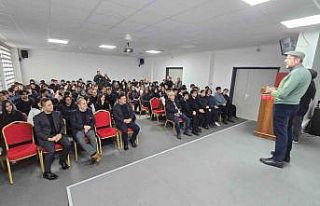 Prof. Dr. Güğercin, yıllar sonra okuluna gelerek...