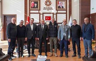 Rektör Çakmak, DAGC ve DGF yönetimini kabul etti