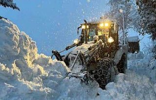 Rize’de 63 köye kar nedeniyle ulaşım sağlanamıyor