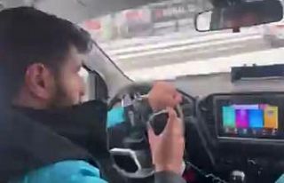 Sağlık ekipleri zorlu kar yolculuğunun ardından...