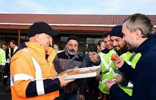 Saha kahramanlarına tatlı sürpriz