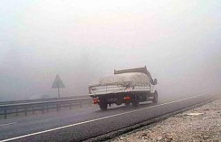 Sakar rampasında yoğun sis: Görüş mesafesi 5...