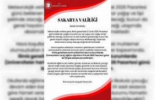 Sakarya’da eğitime kar tatili