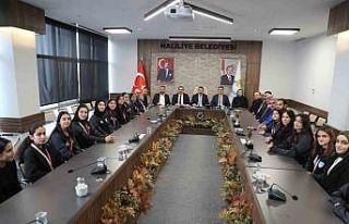 Şampiyon takımdan Canpolat’a ziyaret