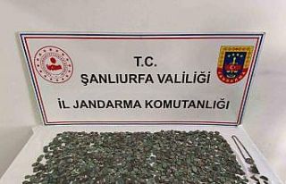 Şanlıurfa’da 2 bin 644 adet gümüş ve bronz...