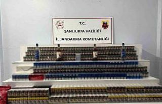 Şanlıurfa’da kaçak alkol ve sigara ele geçirildi