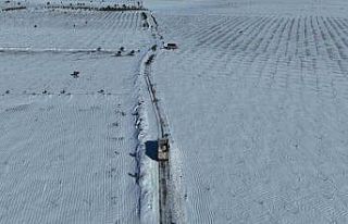 Şanlıurfa’da kapanan kırsal mahalle yolları...