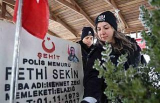 Şehit Fethi Sekin kabri başında anıldı