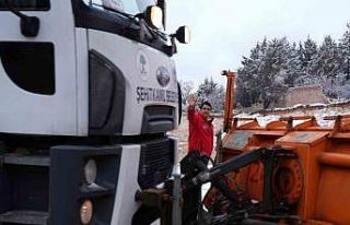 Şehitkamil’de kar mesaisi