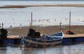Şiddetli soğuklar Beyşehir Gölü kıyılarının...