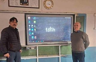 Sığırtmaçlı İlkokulu’nda teknolojiyle eğitim...