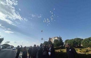 Sıla’nın hayatını kaybettiği yolda çelenkler...