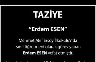 Sınıf öğretmeni kalp krizi sonucu hayatını kaybetti