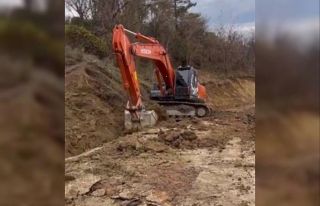 Sinop’ta kapanan yol tekrar ulaşıma açıldı