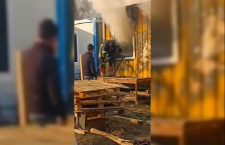 Sinop’ta konteyner yangını korkuttu