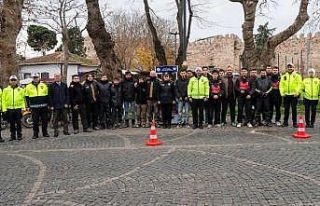 Sinop’ta motosikletli kuryelere hayat kurtaran uyarılar