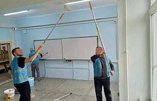 Sinop’ta yükümlülerden okullara bakım ve onarım...