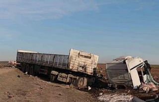 Şırnak’ta iki tır çarpıştı: 2 yaralı