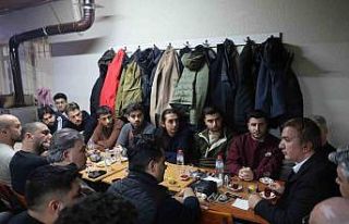 Sobada kaşarlı patates etrafında buluşma