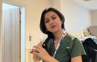 Sosyal medyadaki provokatif akıma katılan hemşire,...